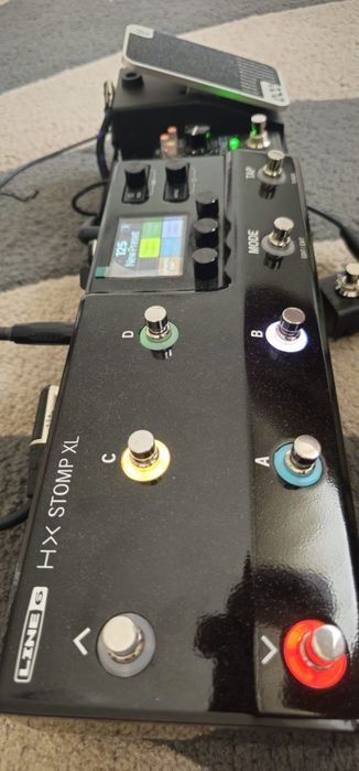 Line 6 HX Stomp XL + ToneX One + Pedaltrain – setup complet