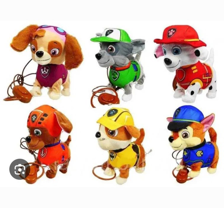 Интерактивни кучета на Пес патрул с повод