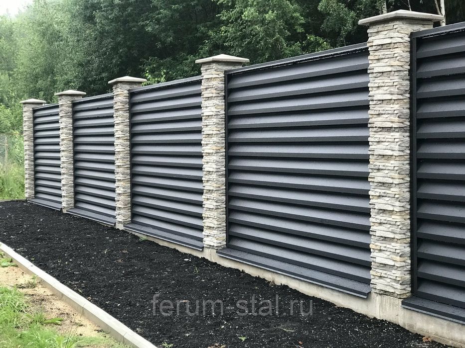 Жалюзи забор. Забор жалюзи ограждения
