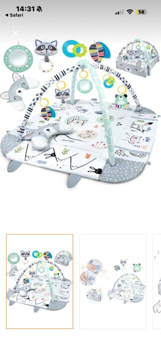 Saltea de activitati cu perna si arcade