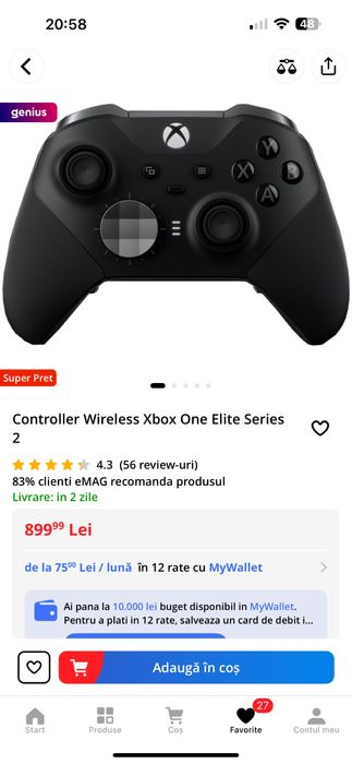 Consola Microsoft Xbox One 1TB SSHD Elite Bundle