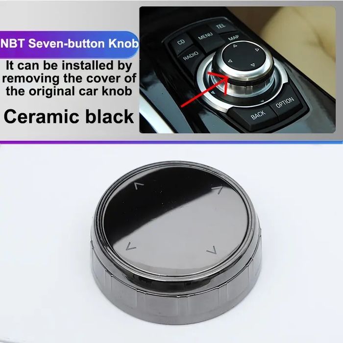 Buton scrol rotita Idrive ceramic Bmw seria 3 5 7 X1 X3 X5 X6 NBT,EVO