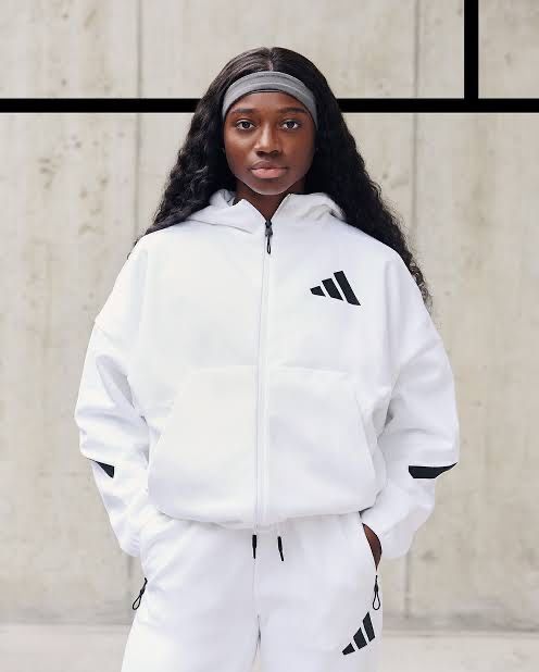 Adidas Z.N.E в бял цвят размер С