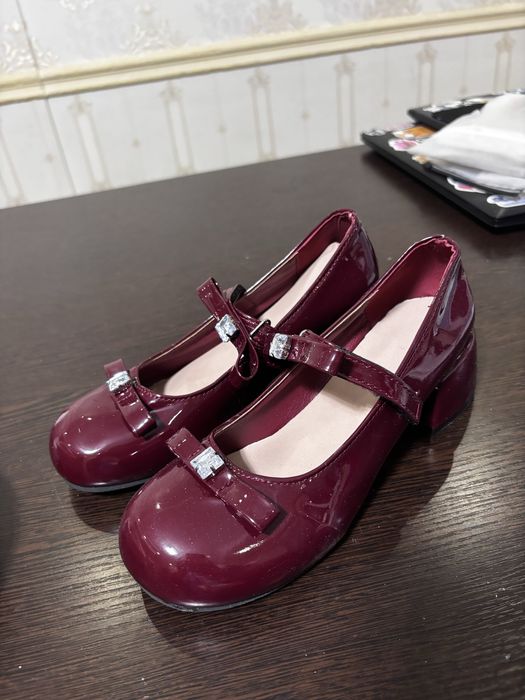 Бордовые туфли, 36р