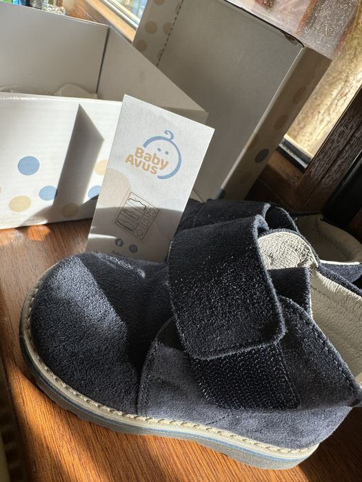 Ghetute minunate nr.21, piele, Baby Avus, bleu