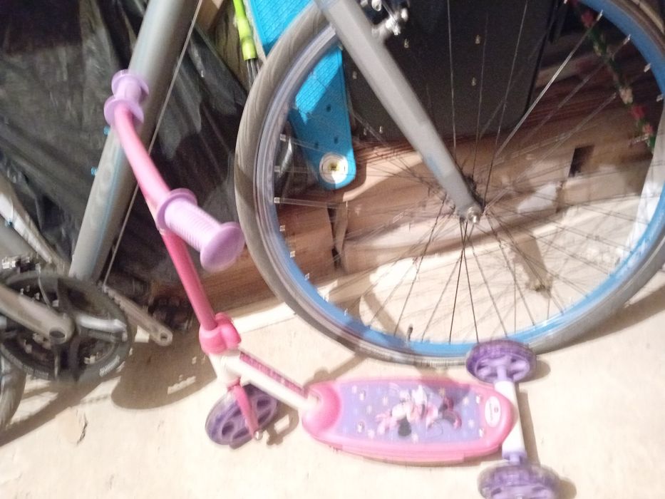 Детска тротинетка с 3 колела за момиче