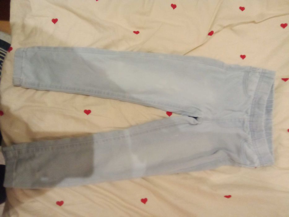 Дънки Zara за момиче 5-6 г.-5 лв.