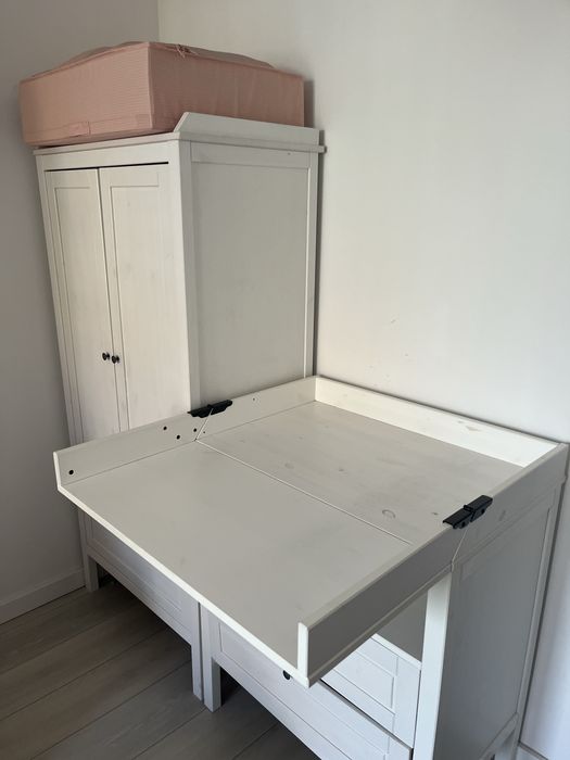 Mobila copii (dulap + comoda/masa infasat) IKEA Sundvik