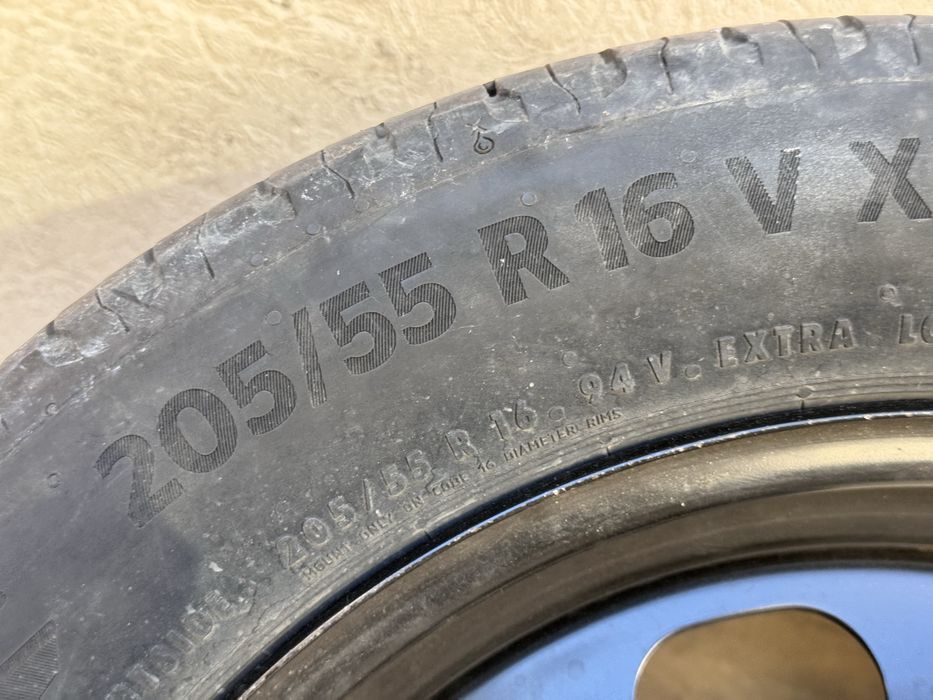 1бр резервна гума BMW 1/3 серия 16цола