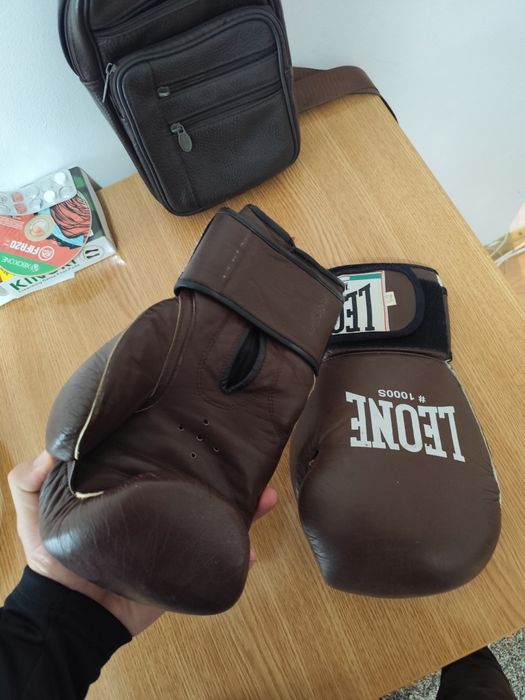 Mănuși de box Originale de colecție  piele de bivol