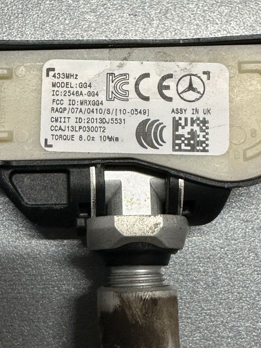 TPMS датчици за гуми за Мерцедес!
