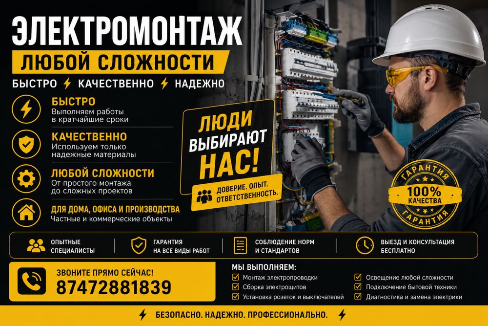 Электрик, Электромонтаж