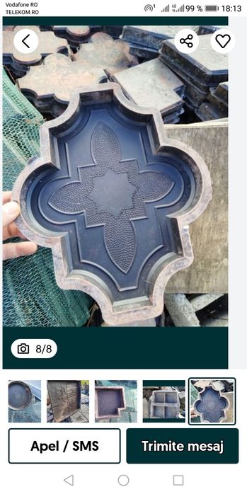 Matrițe Pavele stil treflă