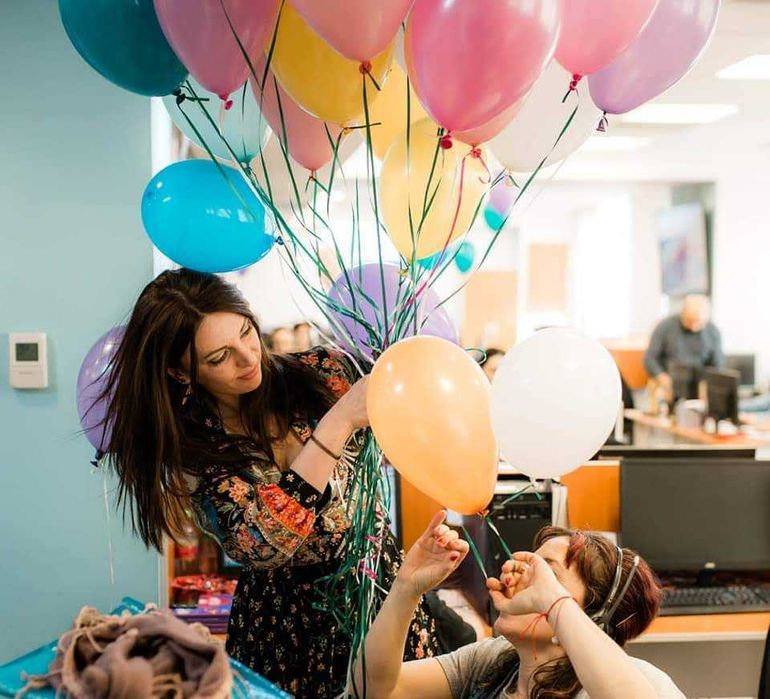 Decorațiune baloane ice cream bar cabina foto platforma 360