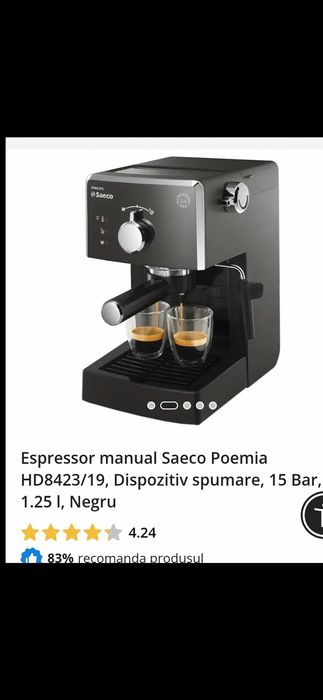 Espresor  Saeco Poemia