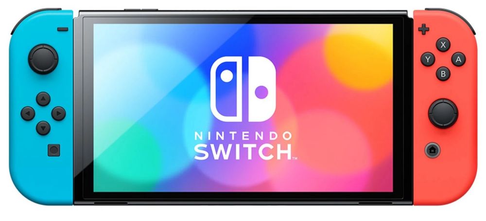 Nintendo Switch OLED - Neon Red & Neon Blue