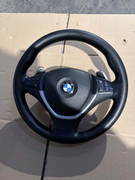 Volan Airbag Bmw X5/X6 E70/E71 Cu Padele Complet