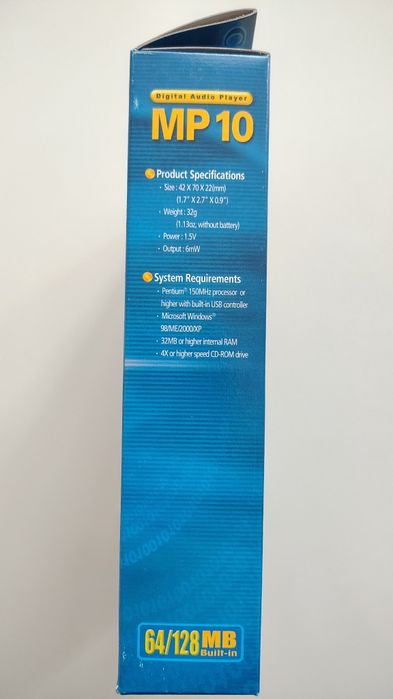 Perstel Chic MP10 - Sound bestial (Player din anul 2000 NOS de Colectie) - Sigilat (doua sigilii)