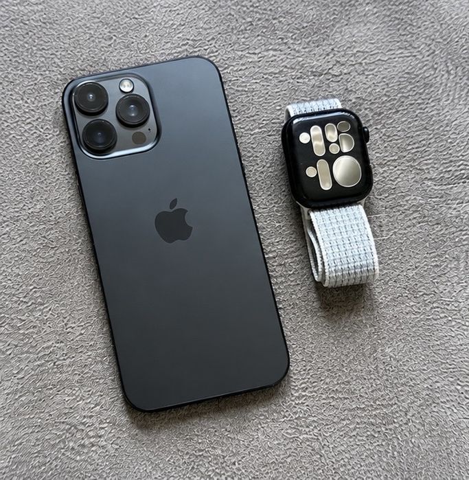 Iphone 16 pro max 512гб Black + Apple watch 7 45mm