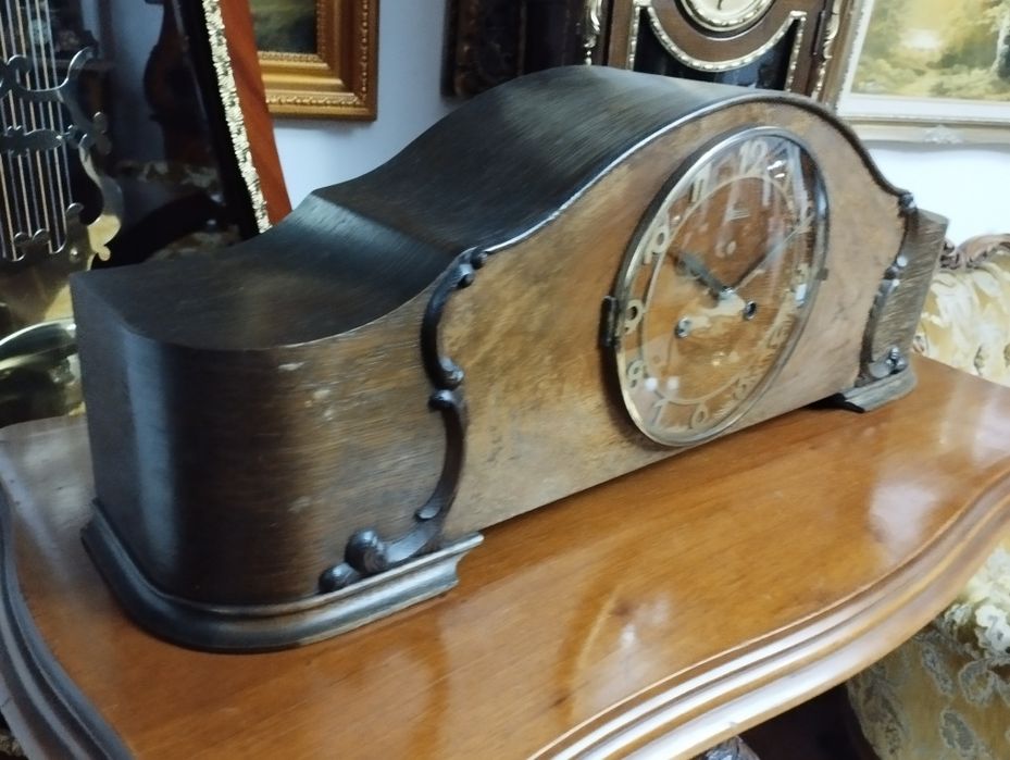 Ceas pendula de semineu Junghans 1937 cu pendul