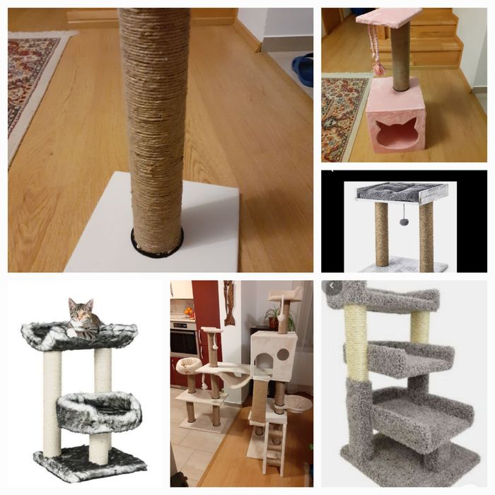 Confectionez si repar ansambluri de joaca pentru pisici