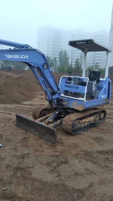 Услуги мини экскаватора Такеучи ТВ025