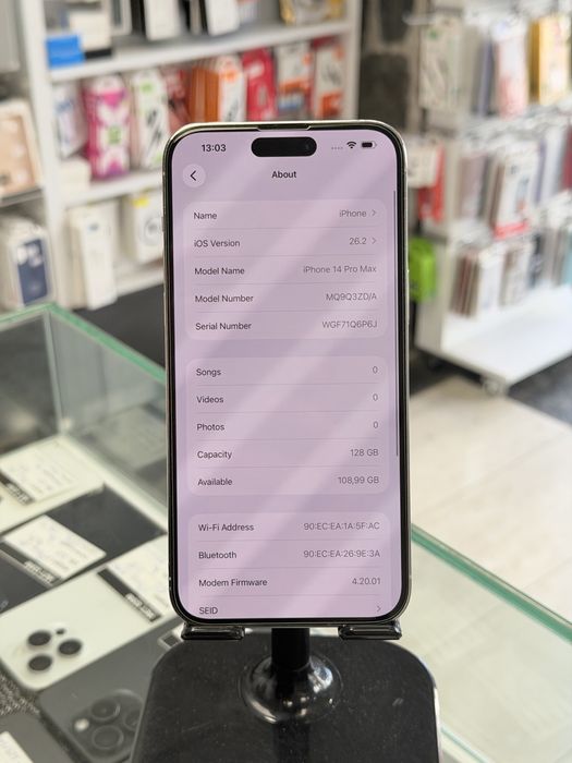 Apple iPhone 14 Pro Max 128Gb Silver