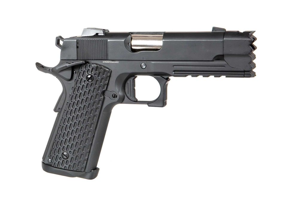 Pistol Airsoft 3308 Strike Warrior COLT 1911 Green Gas GBB F.Metal Nou