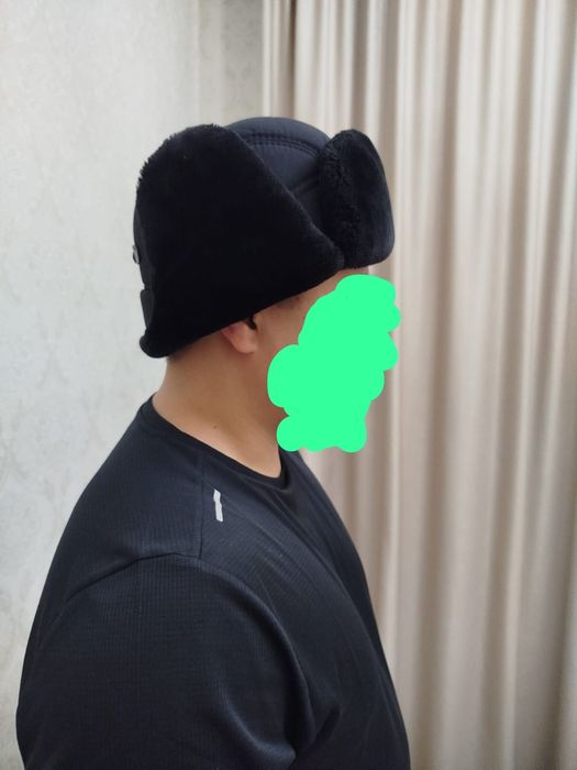 Шапка ушанка мужская