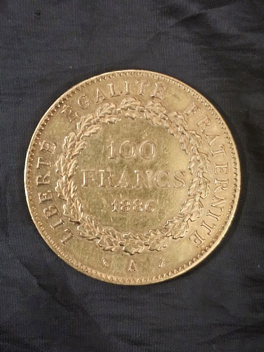 Златни 100 франка Генуис