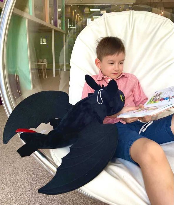 Голяма плюшена играчка Как да си дресираш дракон 25-60см