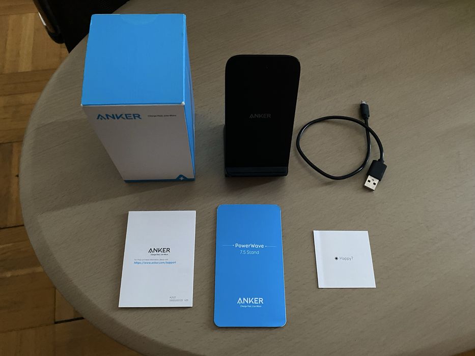 Безжично зарядно за телефон Anker PowerWave