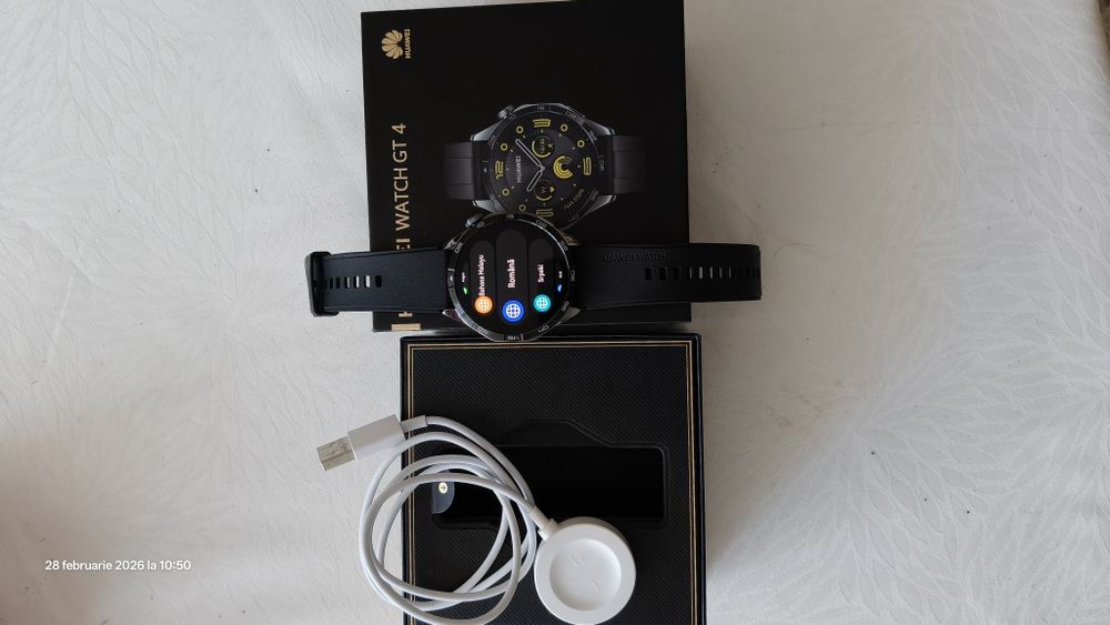 HUAWEI GT 4 46mm. Utilizat 1 an. Stare deosebită.