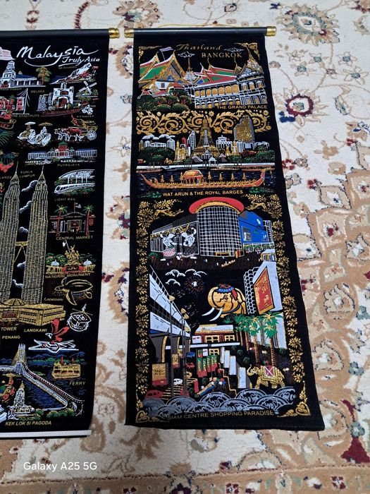 Панно из Тайланда и Малайзия.