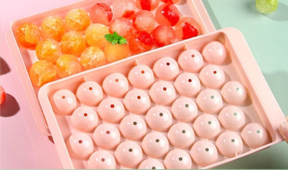 Пластиковая форма для льда шарики