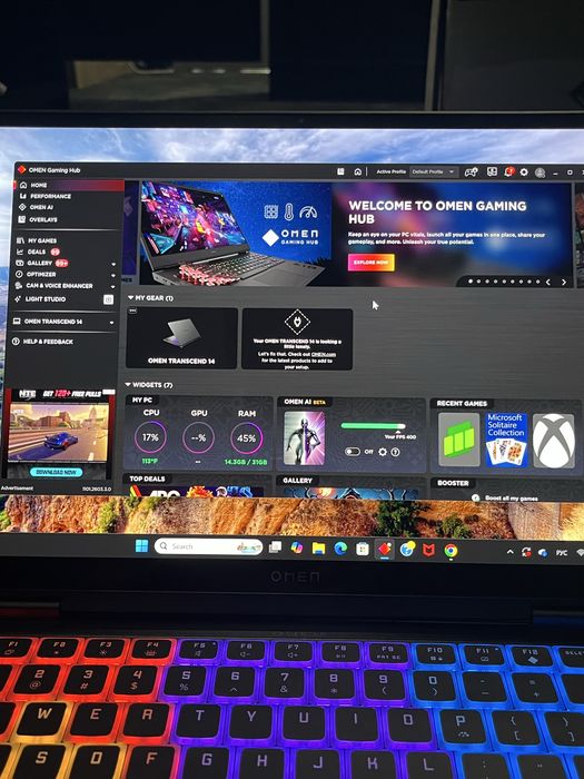 Игровой ноутбук HP Omen