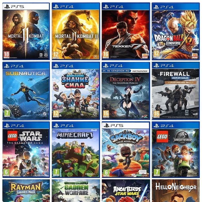 Диски пс4 пс5 оригинал  гоголя 86 адрес  1 диск 9000тг