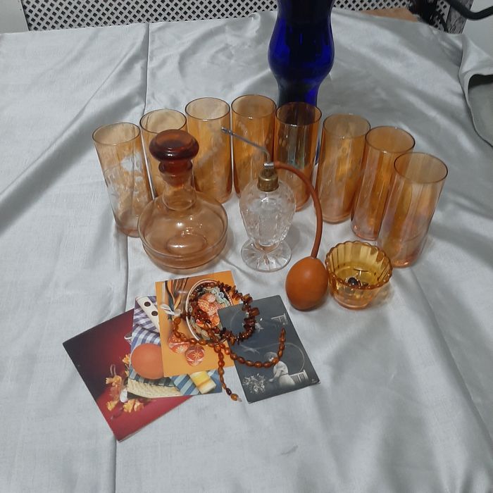 Стаканы Чехия с графином