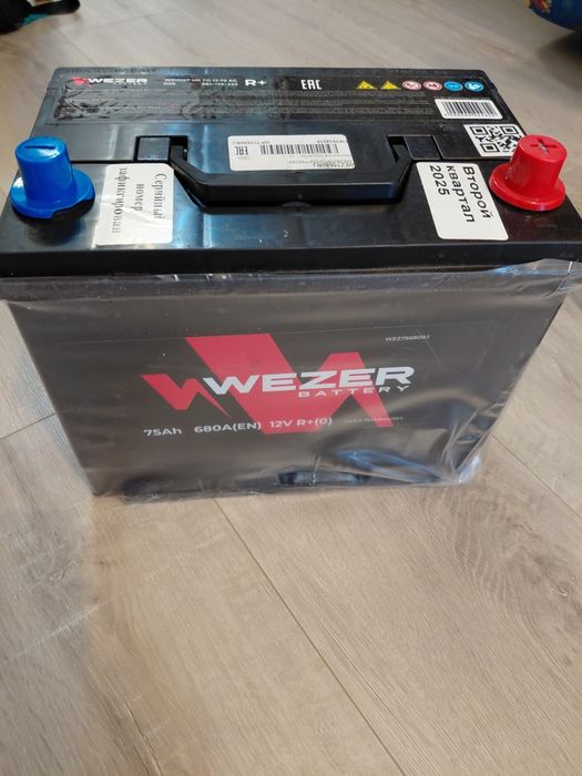 АКБ Аккумулятор 75 Аh  WEZER
