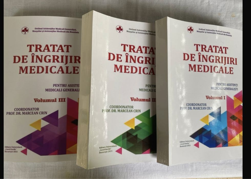 Tratat de ingrijiri medicale vol 1, 2,3 +Culegere de teste C. Marcean