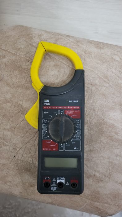 Токоизмерительные клещи. Мултиметр