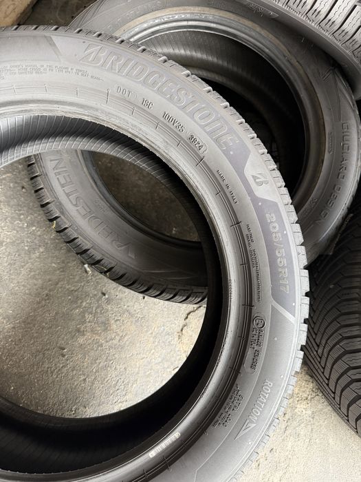 4 anvelope iarna 205/55/17 , Bridgestone , DOT 2024 , 7-7.5 mm !
