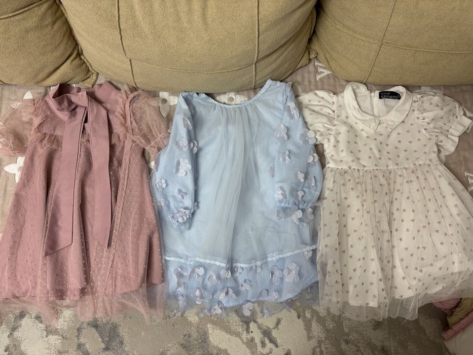Платья на девочку все за 5т.