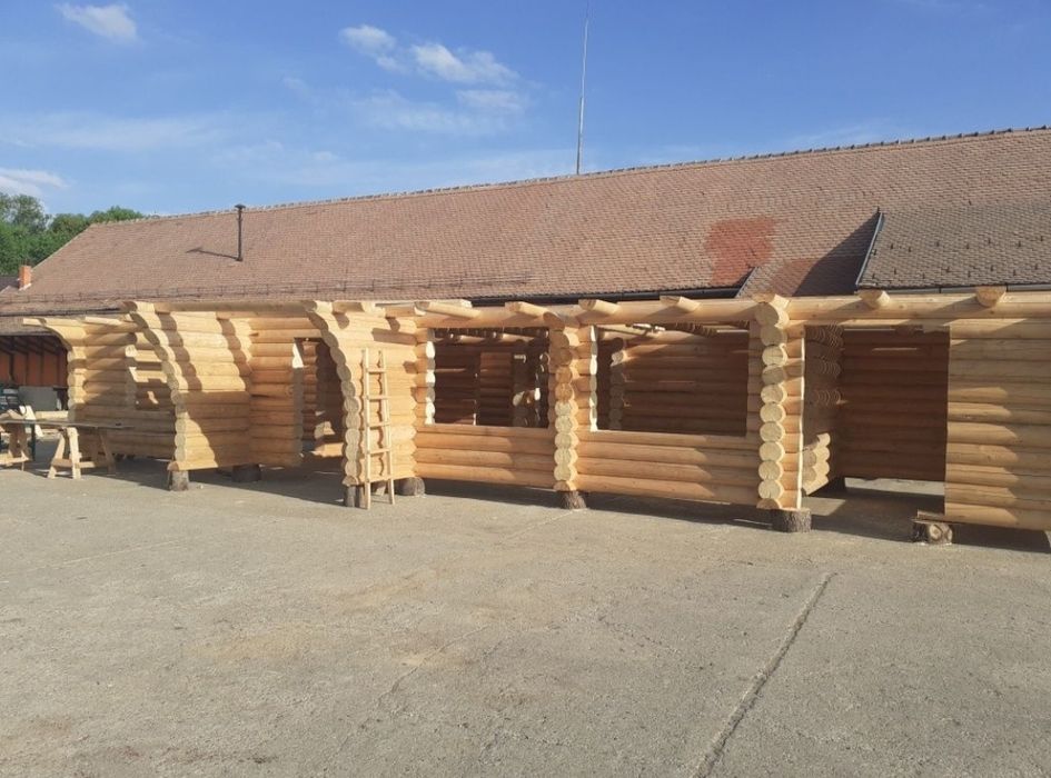 Vând bustean rotund calibrat pt cabane