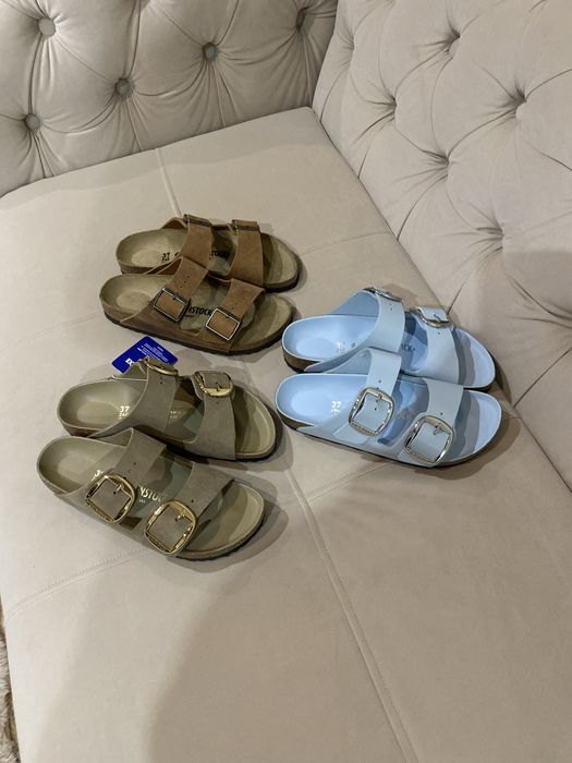 Slapi Brikenstock Piele uleiată si lucioasa 37,39,40 si 41