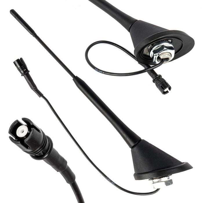 универсална автомобилна антена с усилвател 25см raku-2 за ...