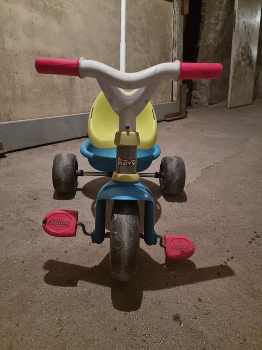 Детска триколка be move smoby, синьо/зелено