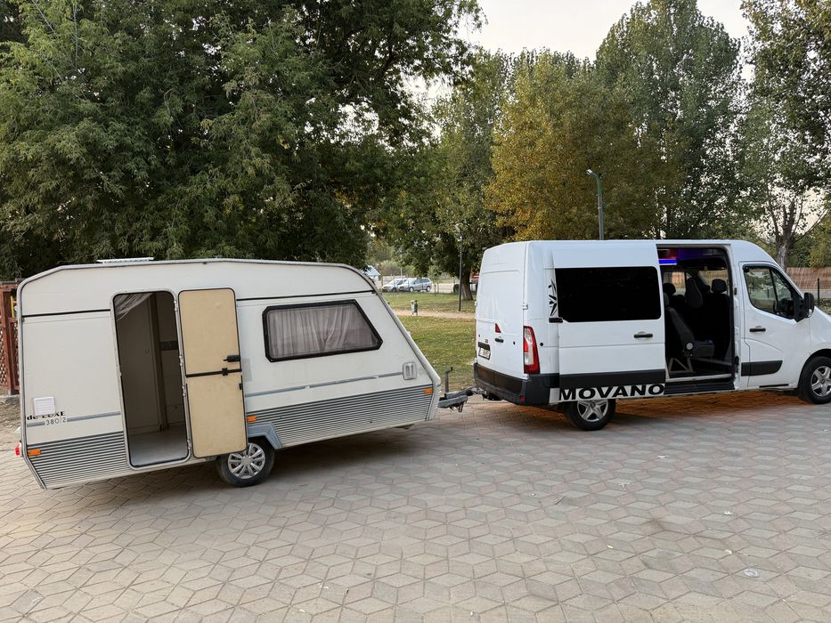Rulotă Beyerland Vitesse de LUXE 380/2 (1993) – Ușoară și compactă, perfectă pentru 2/4 persoane