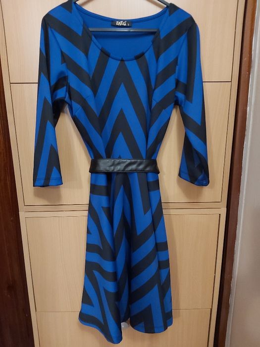 Ежедневна/официална синя рокля