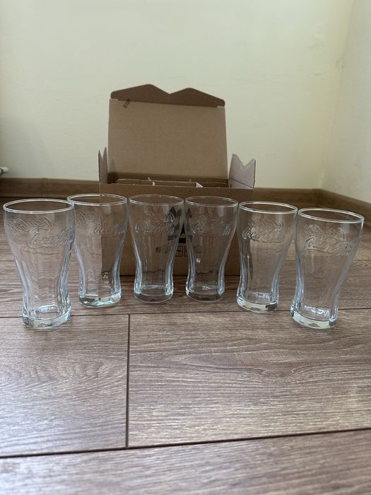 Set 6 pahare Coca-Cola de cca 200 ml